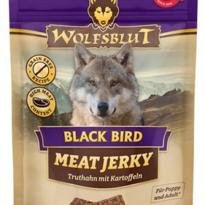 Wolfsblut Dog Meat Jerky Black Bird 80g
