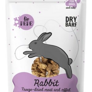 Paka Zwierzaka Lio PEPE Przysmak liofilizowany Rabbit (wątróbka królika) 60g