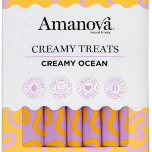 Amanova Cat Creamy Treats Creamy Ocean Tuna & Goat milk - tuńczyk i mleko kozy 6x15g