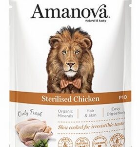 Amanova Cat Sterilised Chicken - kurczak saszetka 85g [P10]