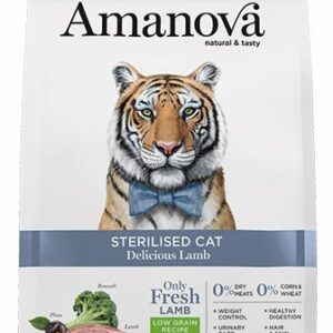 Amanova Cat Sterilised Delicious Lamb - jagnięcina 1,5kg