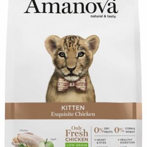Amanova Cat Kitten Exquisite Chicken - kurczak 4kg