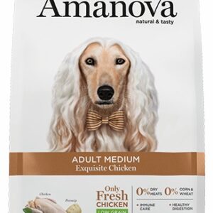 Amanova Dog Adult Medium Exquisite Chicken - kurczak 2kg