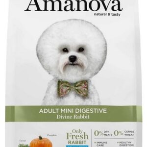 Amanova Dog Adult Mini Digestive Divine Rabbit - królik 2kg