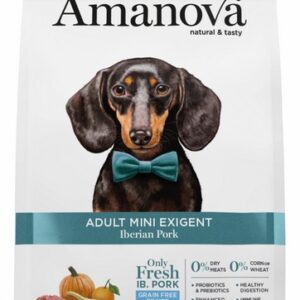 Amanova Dog Adult Mini Exigent Iberian Pork - wieprzowina 2kg