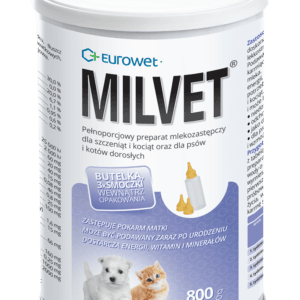 Eurowet Milvet Mleko Zastępcze Dla Szczeniąt I Kociąt 800g