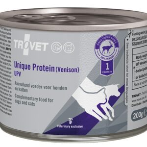 Trovet Unique Protein UPV Dziczyzna dla psa i kota puszka 200g